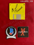 LILLARD_109 - 3.5" Vintage Floppy Disk 3.5" Vintage Floppy Disk Autographed By Matthew Lillard