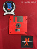 LILLARD_110 - 3.5" Viintage Hackers Floppy Disk Autographed By Matthew Lillard