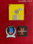 LILLARD_110 - 3.5" Vintage Floppy Disk 3.5" Vintage Floppy Disk Autographed By Matthew Lillard