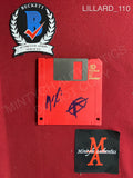 LILLARD_110 - 3.5" Viintage Hackers Floppy Disk Autographed By Matthew Lillard