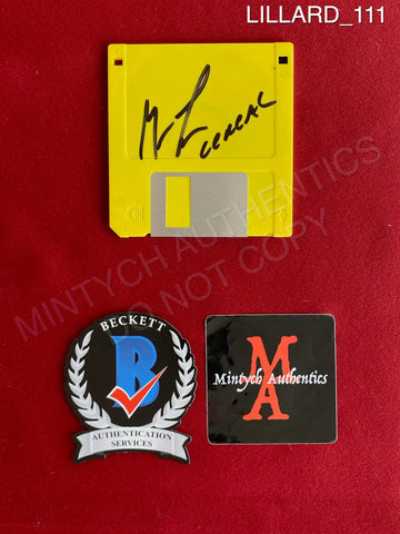 LILLARD_111 - 3.5" Vintage Floppy Disk 3.5" Vintage Floppy Disk Autographed By Matthew Lillard
