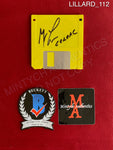 LILLARD_112 - 3.5" Vintage Floppy Disk 3.5" Vintage Floppy Disk Autographed By Matthew Lillard