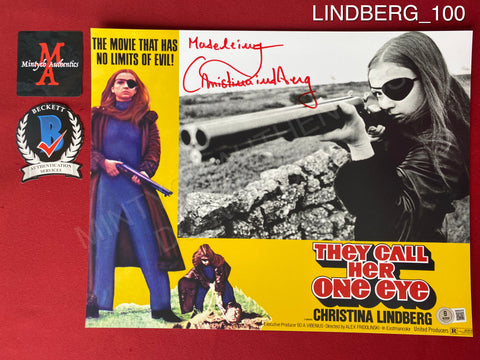 LINDBERG_100 - 11x14 Photo Autographed By Christina Lindberg