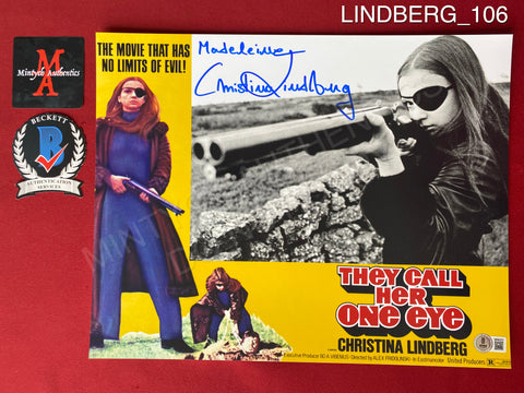 LINDBERG_106 - 11x14 Photo Autographed By Christina Lindberg