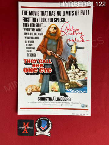 LINDBERG_122 - 11x17 Photo Autographed By Christina Lindberg