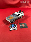 LLOYD_001 - Back To The Future Delorian 1:24 Scale Diecast Car Autographed By Christopher Lloyd