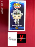 LLOYD_031 - Back To The Future 959 Doc With Helmet Funko Pop! Autographed By Christopher Lloyd