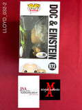 LLOYD_032 - Back To The Future 972 Doc & Einstein Funko Pop! Autographed By Christopher Lloyd