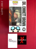 LLOYD_035 - Back To The Future 50 Dr. Emmett Brown Funko Pop! Autographed By Christopher Lloyd