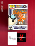 LLOYD_039 - Back To The Future 50 Dr. Emmett Brown Funko Pop! Autographed By Christopher Lloyd