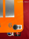 LLOYD_100 - Back To The Future 2 Replica License Plate Autographed By Christopher Lloyd