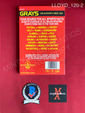 LLOYD_120 - Grays Sports Almanac Book Back To The Future Prop Replica Autographed By Christopher Lloyd