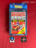 LLOYD_124 - Grays Sports Almanac Book Universal Back To The Future Prop Replica Autographed By Christopher Lloyd