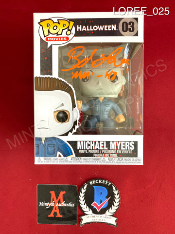 LOREE_025 - Halloween 03 Michael Myers Funko Pop! Autographed By Brad Loree