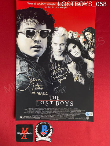 LOSTBOYS_058 - 11x17 Photo Autographed By Kiefer Sutherland & Jason Patric