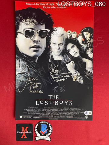 LOSTBOYS_060 - 11x17 Photo Autographed By Kiefer Sutherland & Jason Patric