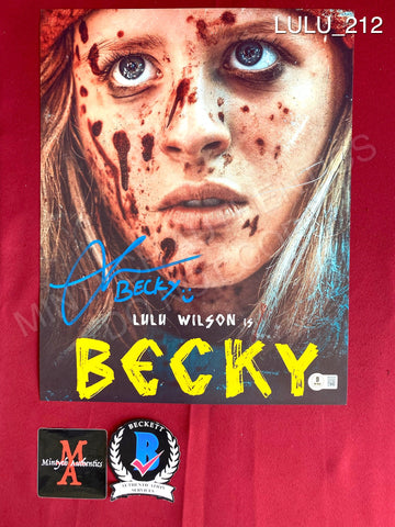 LULU_212 - 11x14 Photo Autographed By Lulu Wilson