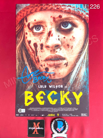 LULU_226 - 11x17 Photo Autographed By Lulu Wilson