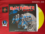 MAIDEN_008 - Iron Maiden "Live In NY" Vinyl Autographed By Bruce Dickinson & Nicko McBrain