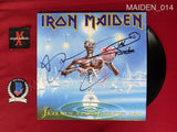 MAIDEN_014 - Iron Maiden "Seventh Son Of A Seventh Son" Vinyl Autographed By Bruce Dickinson & Nicko McBrain