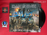 MAIDEN_017 - Iron Maiden "A Matter of Life & Death" Vinyl Autographed By Bruce Dickinson & Nicko McBrain