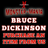 BRUCE DICKINSON Monster-Mania 66 Autograph Preorder - PURCHASE ITEM FROM US