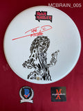 MCBRAIN_005 - Iron Maiden Evans White Drumhead Autographed By Nicko McBrain