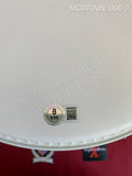 MCBRAIN_006 - Iron Maiden Evans White Drumhead Autographed By Nicko McBrain