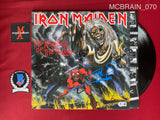 MCBRAIN_070 - Iron Maiden "The Number Of The Beast" Vinyl Autographed By Nicko McBrain