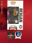 MEGAN_001 - Megan 1903 M3gan Funko Pop! Autographed By Amie Donald, Jenna Davis & Violet McGraw