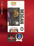 MEGAN_002 - Megan 1903 M3gan Funko Pop! Autographed By Amie Donald, Jenna Davis & Violet McGraw