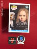 MEGAN_002 - Megan 1903 M3gan Funko Pop! Autographed By Amie Donald, Jenna Davis & Violet McGraw