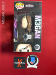 MEGAN_006 - The Fusion 1001 M3gan Funko Pop! Autographed By Amie Donald, Jenna Davis & Violet McGraw