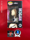 MEGAN_007 - The Fusion 1001 M3gan Funko Pop! Autographed By Amie Donald, Jenna Davis & Violet McGraw