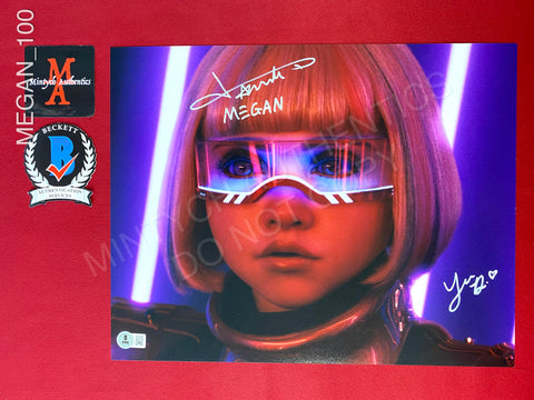 MEGAN_100 - 11x14 Photo Autographed By Amie Donald & Jenna Davis