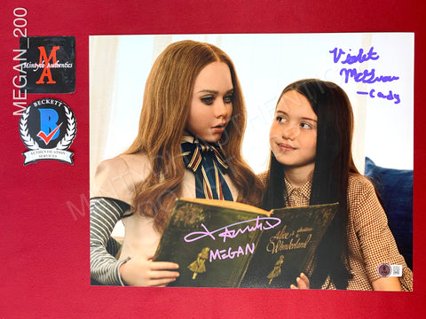 MEGAN_200 - 11x14 Photo Autographed By Amie Donald & Violet McGraw
