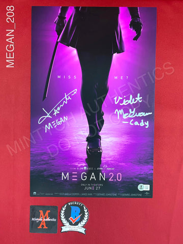 MEGAN_208 - 11x14 Photo Autographed By Amie Donald & Violet McGraw