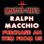 RALPH MACCHIO Monster-Mania Autograph Preorder - PURCHASE ITEM FROM US