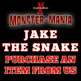 JAKE THE SNAKE ROBERTS Monster-Mania 66 Autograph Preorder - PURCHASE ITEM FROM US