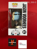 MORGA_050 - Friday The 13th 01 Jason Voorhees Funko Pop! Autographed By Tom Morga