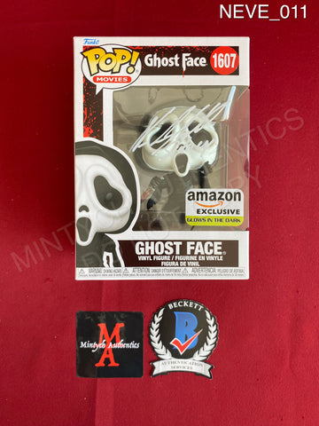 NEVE_011 - Ghost Face 1607 Amazon Exclusive Funko Pop! Autographed By Neve Campbell