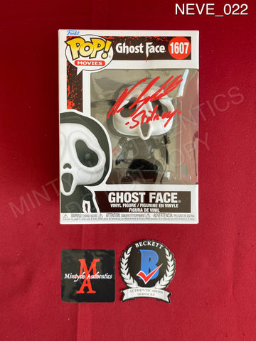 NEVE_022 - Ghost Face 1607 Funko Pop! Autographed By Neve Campbell