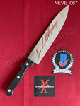NEVE_067 - Real 8" Steel Knife Autographed By Neve Campbell