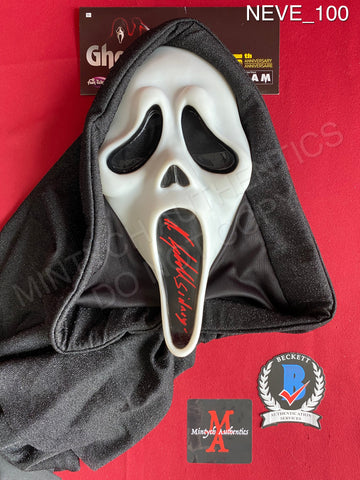 NEVE_100 - Ghost Face 25th Anniversary Mask Autographed By Neve Campbell