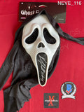 NEVE_116 - Ghost Face Fun World Mask Autographed By Neve Campbell