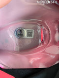 NEVE_134 - Ghost Face Pink Flourescent Mask Autographed By Neve Campbell