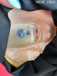 NEVE_136 - Ghost Face Orange Flourescent Mask Autographed By Neve Campbell