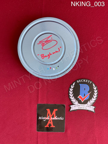 NKING_003 - Vintage 5 Inch "Sinister" Film Canister Autographed By Nick King