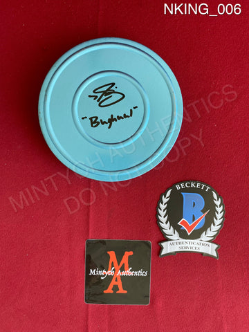 NKING_006 - Vintage 5 Inch "Sinister" Film Canister Autographed By Nick King