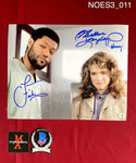 NOES3_011 - 11x14 Photo Autographed By Laurence Fishburne & Heather Langenkamp